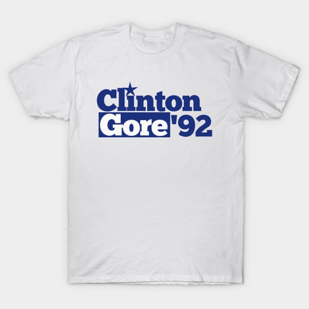 Clinton Gore 92 T-Shirt by bubbsnugg